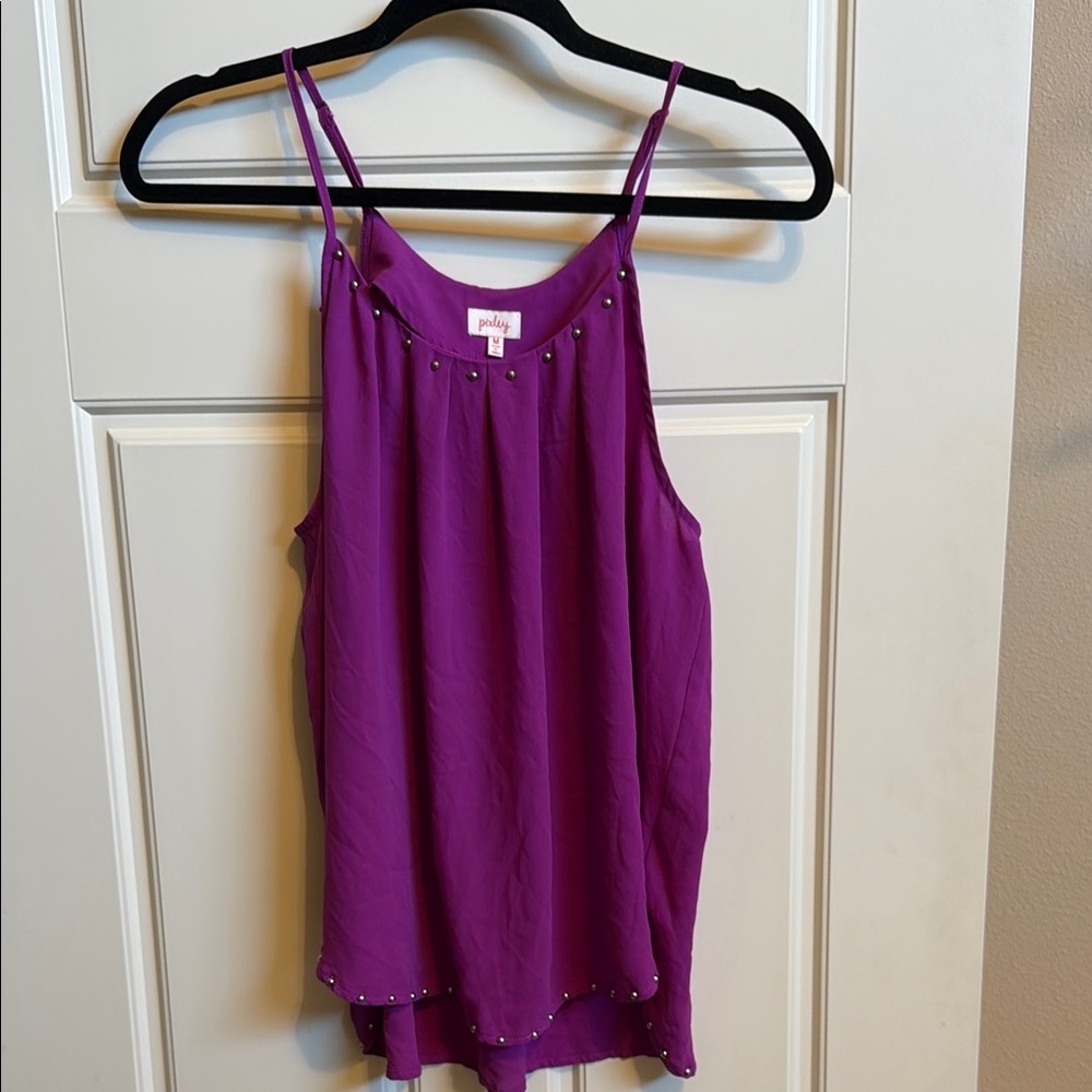 Pixley Purple Camisole with Stud Details